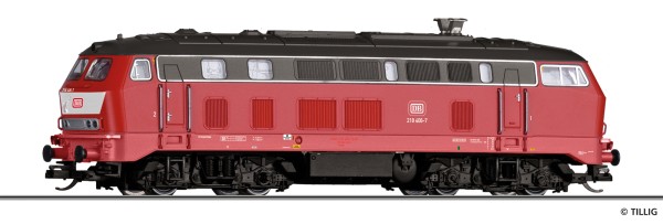 TT Diesellok BR 218.406 DBAG-5 orientrot ANALOG