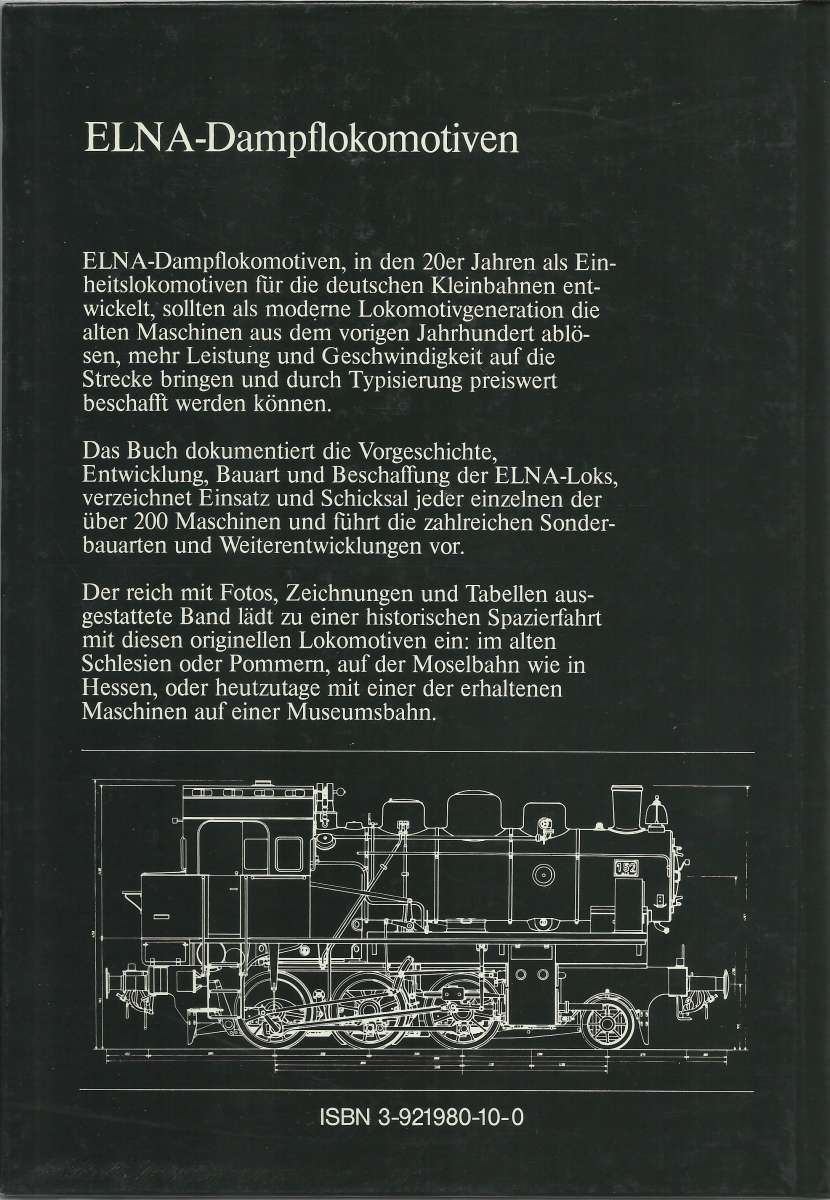 ELNA-Dampflokomotiven Einheitslok-Programm für die deutschen