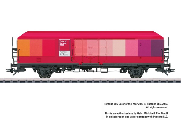 H0 PANTONE Color of the Year 2023 Farbwagen magenta