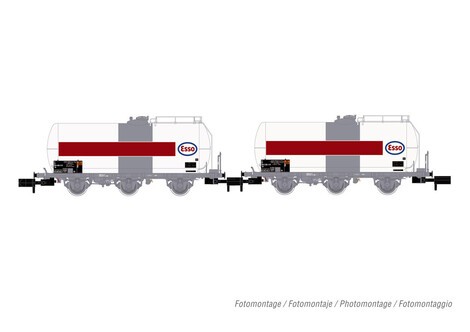 N Kesselwagen-Paar/3-a. SNCF -4 Esso