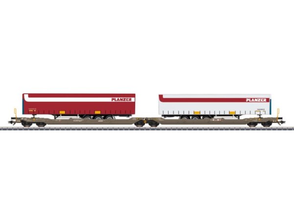 H0 Gelenk-Taschenwagen Hupac-6
