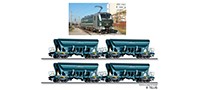 TT Güterzugset Sandtransport der Enercon GmbH Ellok BR 193 und 4x Selbstentladewagen Faccns Ep.VI