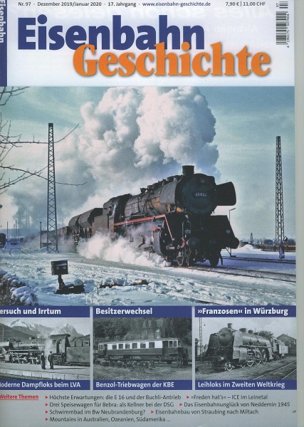 Heft Eisenbahn-Geschichte Nr. 097