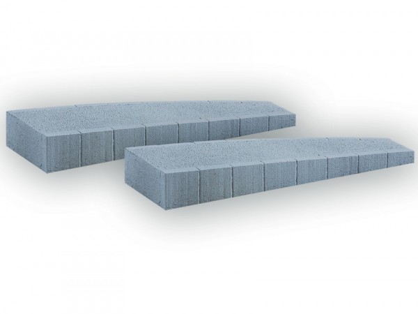 H0 C-Gleis Bahnsteig EP-3, 2x12x3,8
