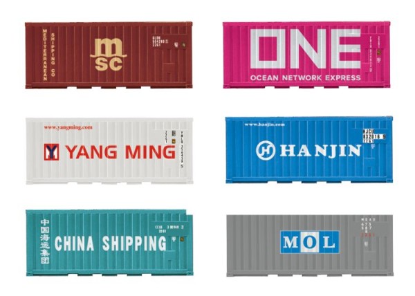 N Container-Set 20ft.Ct. P6 6-Stck.