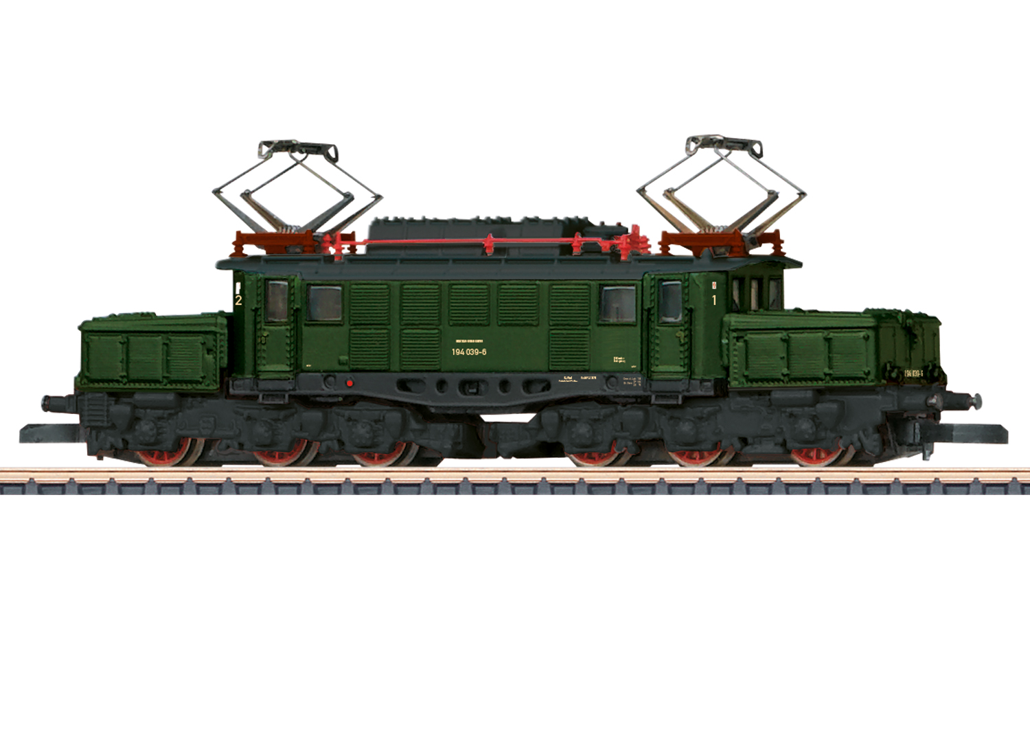Z MHI-Ellok BR194 DB-4 grün | Märklin | Spur Z | Modellbahn | WIEMO ...