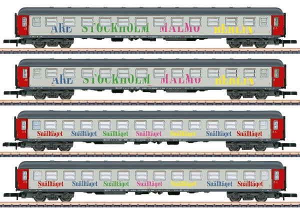 Z Schnellzugwagen-Set Snälltaget-6 4-tg