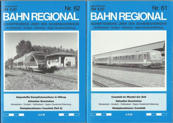 Heft 2000 Konvolut Bahn Regional