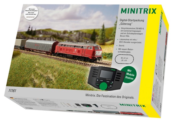 N Digital Startpackung Diesellok BR 218 mit Güterzug Ep.VI SOUND **werkseitig ausverkauft**