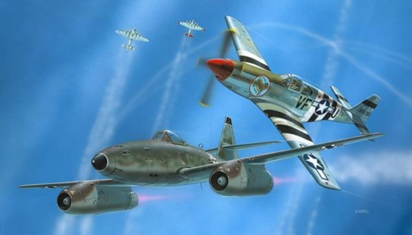 Combat Set Me262 & P-51B