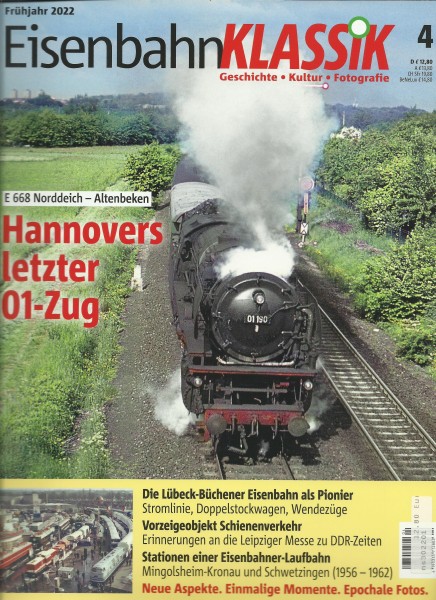 Heft Hannovers letzter 01-Zug - E668 Norddeich - Altenbeken