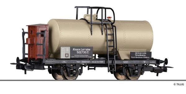 H0 Kesselwagen/2-achsg./BrH AL-2 grau