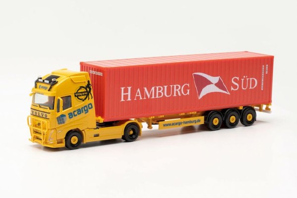 87 Volvo FH Gl. XL 2020 Container-Sattelzug 'Acargo/Hamburg Süd'