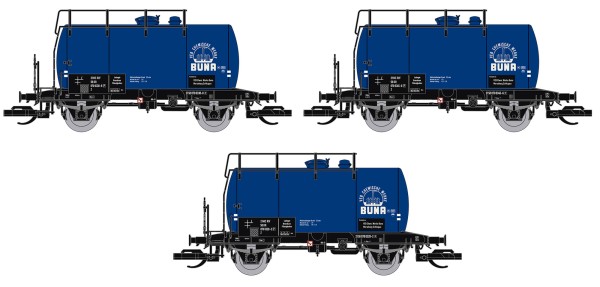 TT Kesselwagen-Set Deutz "Buna", DR Ep.IV 3-tlg