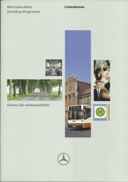 Heft 1995 Prospekt Mercedes-Benz - Linienbusse - Omnibus-Programm