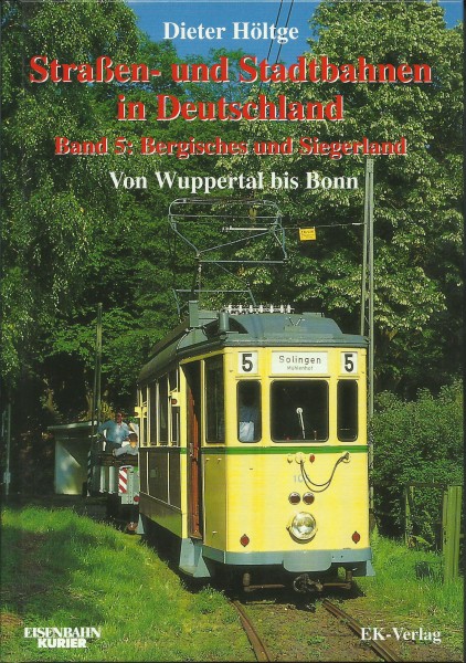 Buch Straßen- und Stadtbahnen Band 5: Bergisches und Siegerland