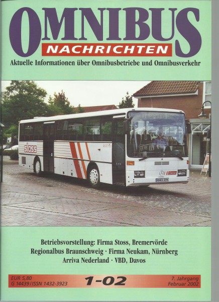Heft 2002 Jahrgang Omnibus Nachrichten