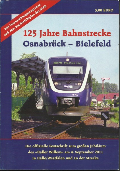 Buch 125 Jahre Bahnstrecke Osnabrück-Bielefeld