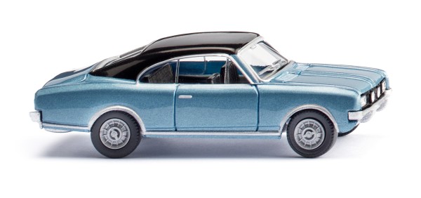 87 Opel Commodore A Coupé - polarblau-metallic