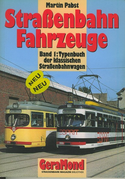 Buch Straßenbahn-Fahrzeuge Bd.1: Typenbuch der klassischen Straßenbahn