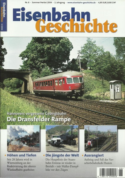 Heft Eisenbahn-Geschichte Nr. 006