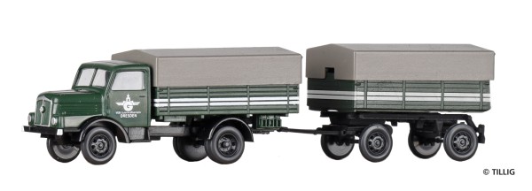 120 IFA H3A Pr/Pl-Hängerzug 'VEB KV-Dresden'