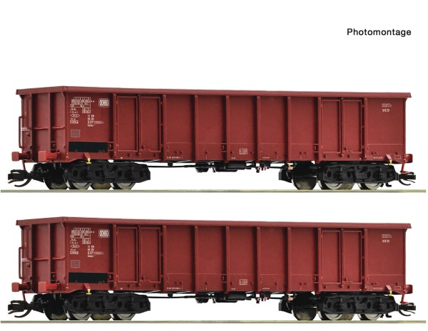 TT Hochbordwagen-Paar Eanos DB-4 braun