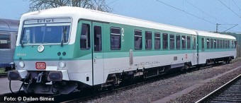 N Dieseltriebwagen BR 628.4/928.4 DBAG Epoche-V 'Erfurt' minttürkis/lichtgrau