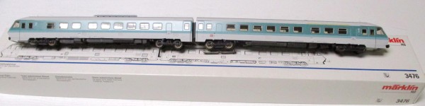 H0-WS Diesel-Triebzug BR610 DB Ep.V in mint-türkis+ Innenbeleuchtung ANALOG **Auslaufmodell**