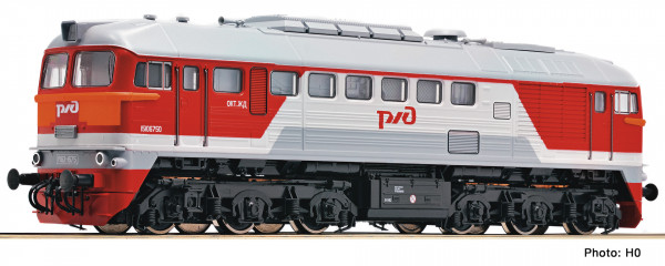 N Diesellok BR M62 RZD Ep.VI rot/grau SOUND