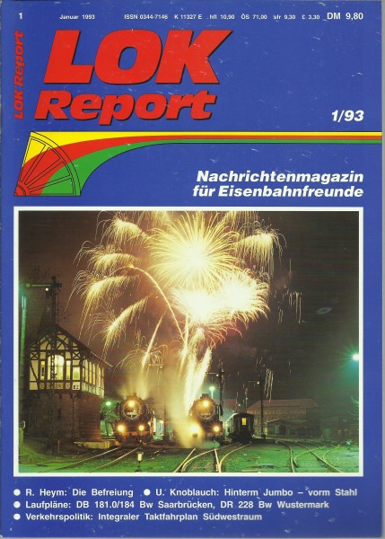 Heft 1993 Jahrgang Lok-Report