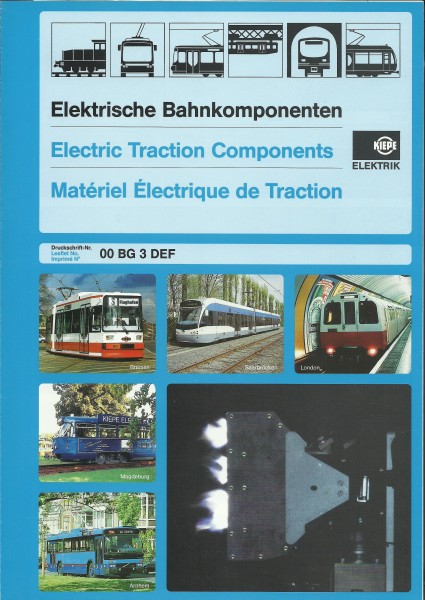 Heft 2001 Kiepe - Elektrische Bahnkomponenten