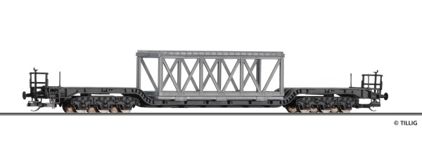 TT Tiefladewagen/6-a. Uaaik761 DB Ep.4 mit Tragwerk -FORMNEUHEIT-
