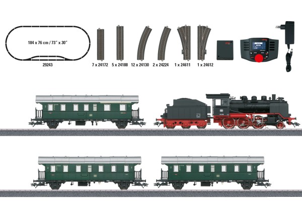 H0 Startset Nebenbahn mit BR24 DB-III DIGITAL