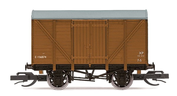 TT Güterwagen/2-a. gedeckt BR-4 #1 braun