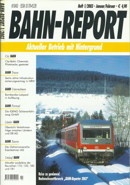 Heft 2003 Jahrgang Bahn Report