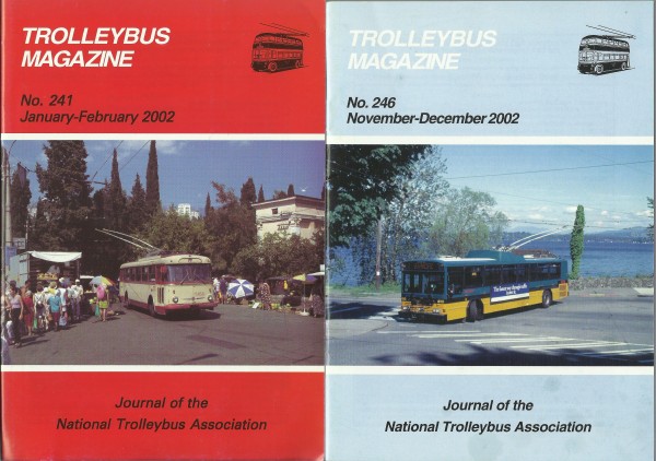 Heft 2002 Konvolut Trolleybus Magazine