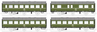 TT Rekowagen-Set/3a.+2a. DR-4a 4-tlg.