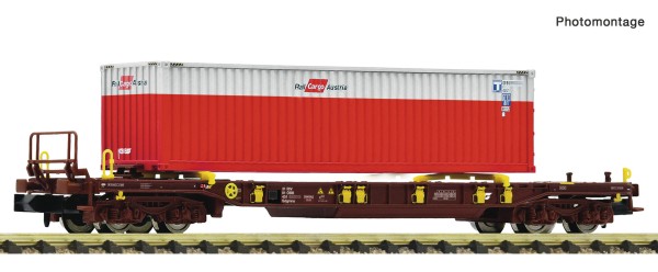 N Taschenwagen/4-a. T3 ÖBB-5 + 40ft.Container RCA