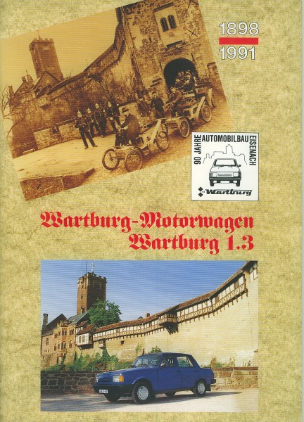 Buch 90 Jahre Automobilbau Eisenach 1898 - 1991