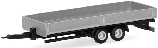 87 Tieflade-Tandemanhänger 2achs, silber