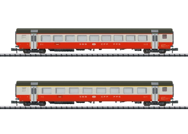 N Schnellzugwagen-Set 'Swiss Express' Teil 2 SBB/CFF/FFS Ep.IV