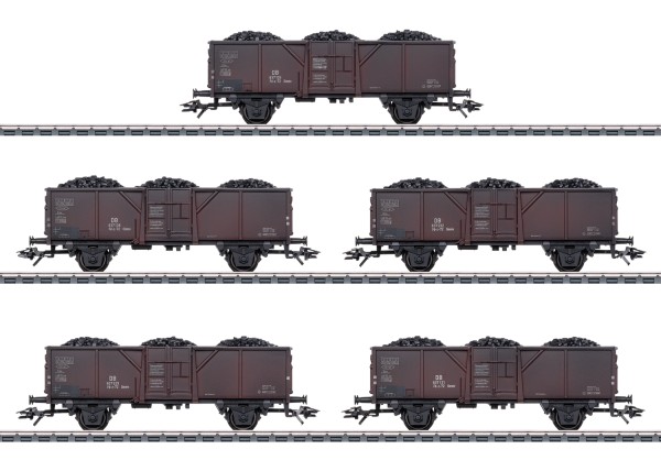 H0 Güterwagen-Set Fd-z-72 Ommv DB Ep.III