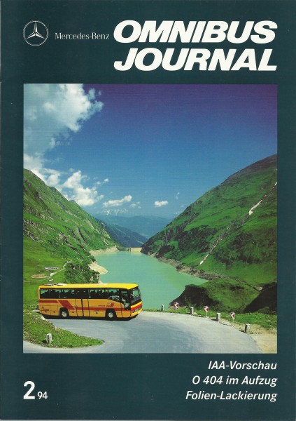 Heft 1994 Mercedes-Benz Omnibus Journal