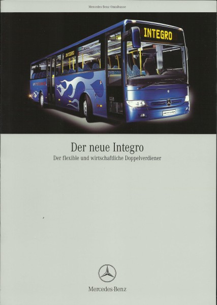 Heft 2005 Prospekt MERCEDES - Der neue Integro - Der flexible und wirtschaftliche Doppelverdiener