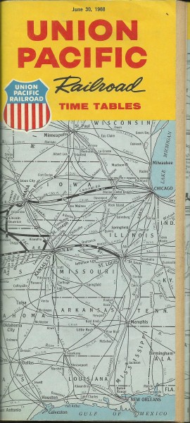 Buch 1968 Kursbuch Union Pacific Railroad - Time Tables UNION PACIFIC Railroad
