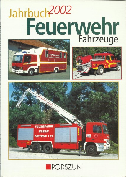 Buch Jahrbuch Feuerwehr-Fahrzeuge 2002