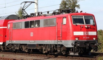 TT Ellok BR111.018 DBAG-6 verkehrsrot Einholmbügel