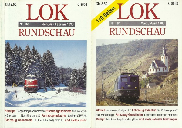 Heft 1996 Jahrgang Lok-Rundschau