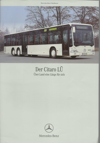 Heft 2002 Prospekt Mercedes-Benz - Der Citaro ÜL - Über Land eine Länge für sich